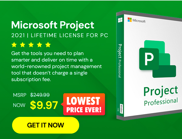 Microsoft Project 2021 Professional: Lifetime License for Windows