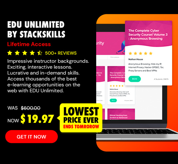 EDU Unlimited by StackSkills: Lifetime Access