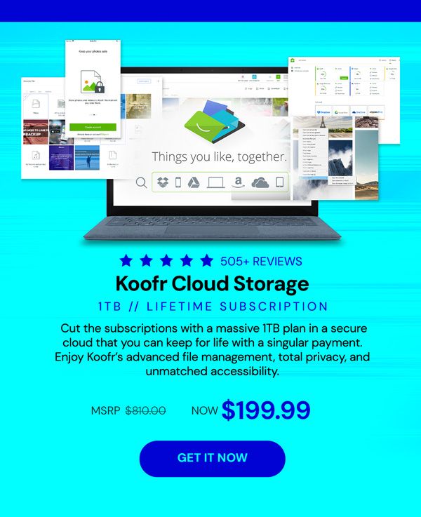 Koofr Cloud Storage: Lifetime Subscription (1TB)