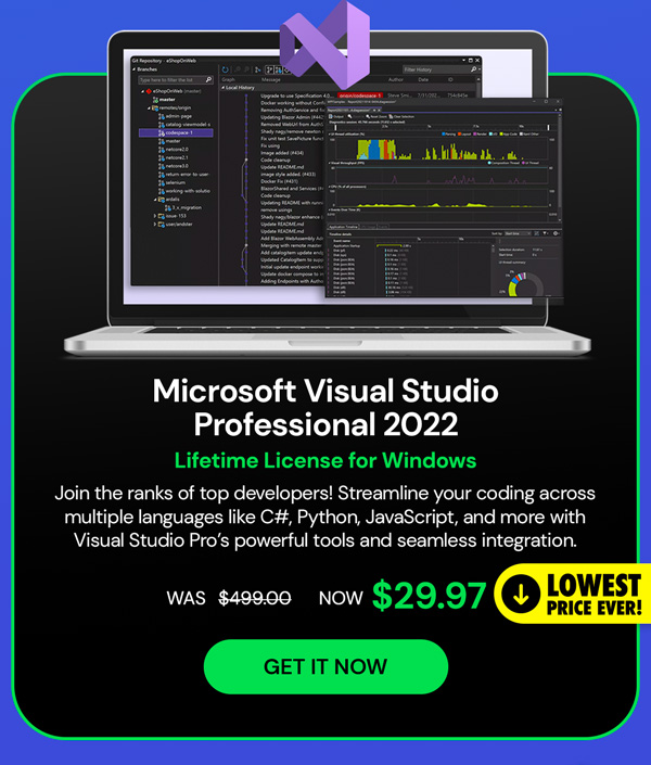 Microsoft Visual Studio Professional 2022 for Windows