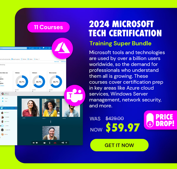 The Complete 2024 Microsoft Tech Certification Training Super Bundle