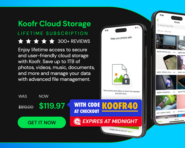 Koofr Cloud Storage: Lifetime Subscription (1TB)