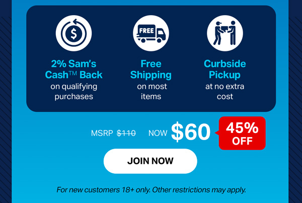 Sam's Club 1-Year Plus Membership with Auto-Renew