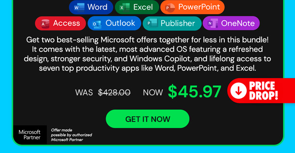 The All-in-One Microsoft Office Pro 2019 for Windows: Lifetime License + Windows 11 Pro Bundle