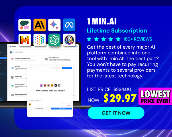 1minAI: Lifetime Subscription