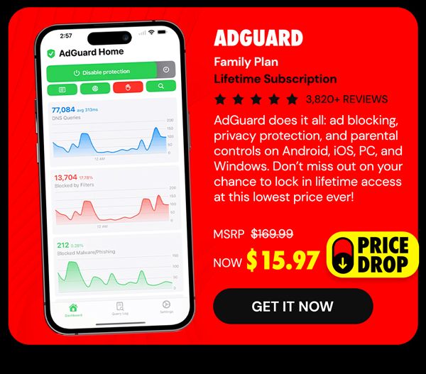 AdGuard Family Plan: Lifetime Subscription