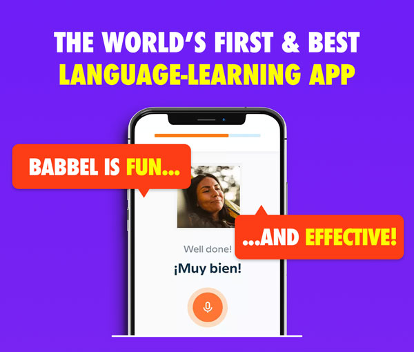 Babbel Language Learning: Lifetime Subscription (All Languages)