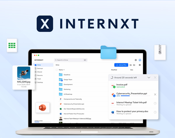 Internxt Cloud Storage Lifetime Subscription: 2TB to 100TB Plans