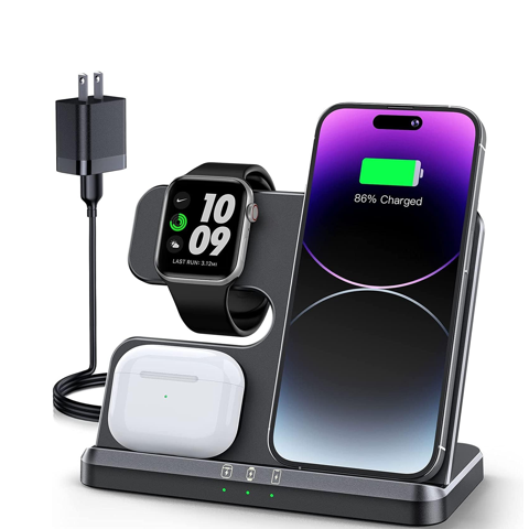 3-in-1 WirelessCharging Station