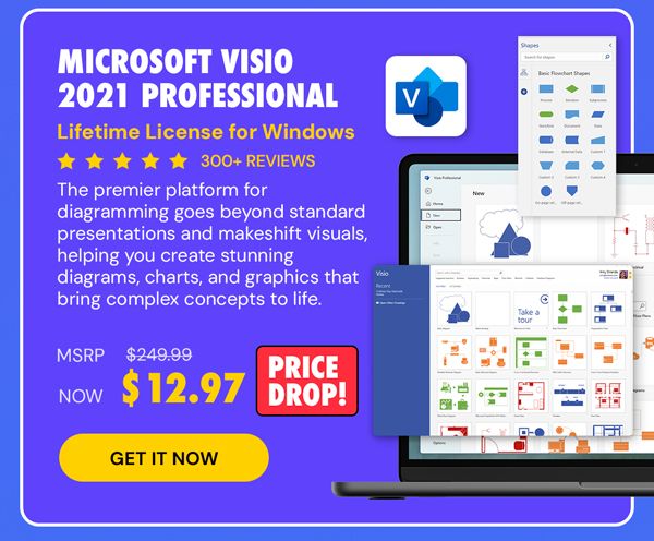 Microsoft Visio 2021 Professional: Lifetime License for Windows