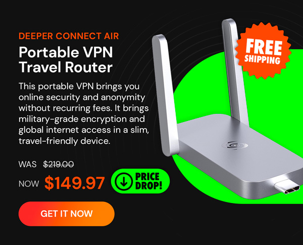 Deeper Connect Air Portable VPN Travel Router