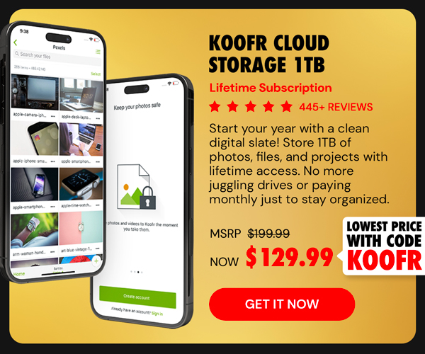 Koofr Cloud Storage: Lifetime Subscription (1TB)
