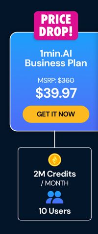 1minAI: Lifetime Subscription (Business Plan)