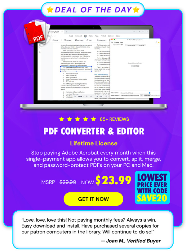 PDF Converter Pro: Lifetime License