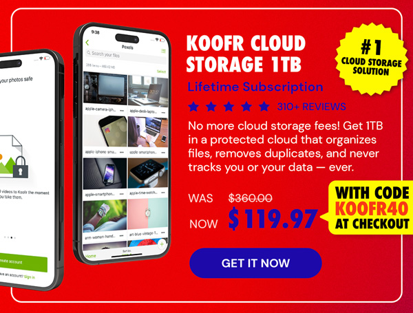 Koofr Cloud Storage: Lifetime Subscription (1TB)