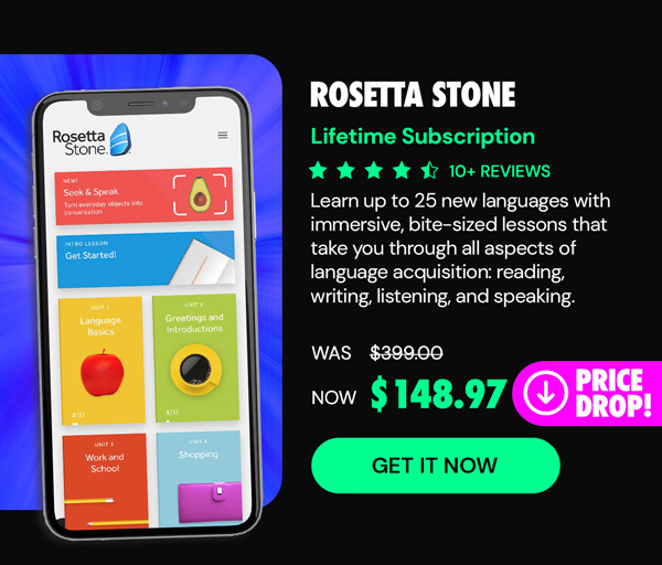 Rosetta Stone: Lifetime Subscription (All Languages)