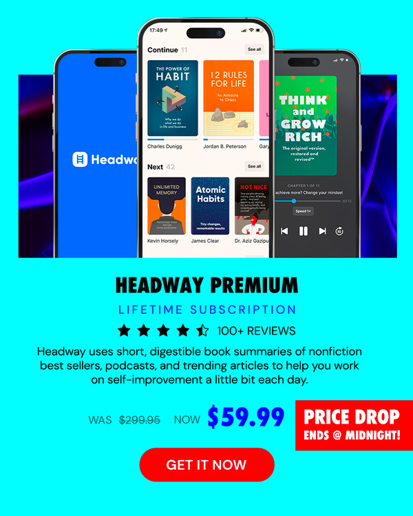 Headway Premium: Lifetime Subscription