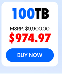 Internxt Cloud Storage Lifetime Subscription: 100TB Plan