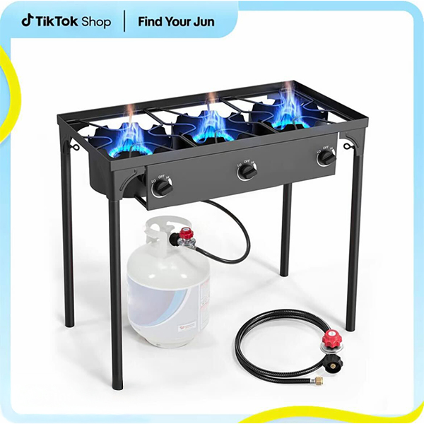 225,000 BTU 3-Burner Propane Stove
