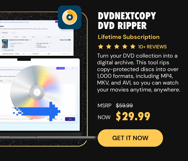 DVDneXtCOPY DVD Ripper: Lifetime Subscription