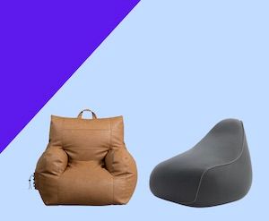 Bean bag chairs, but actually chic