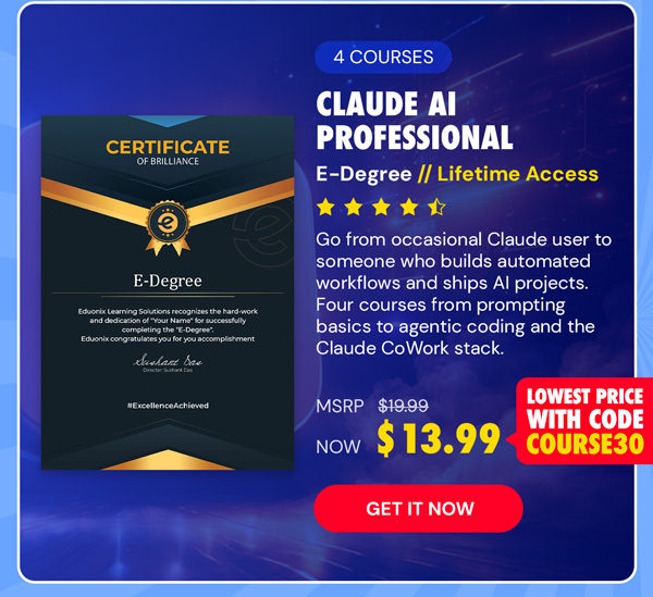 Claude AI Professional E-Degree