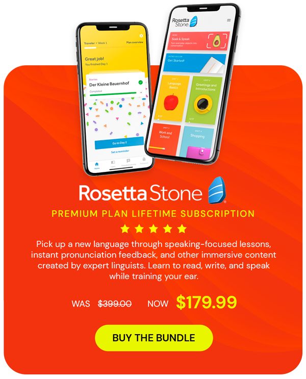 Rosetta Stone: Lifetime Subscription (All Languages)