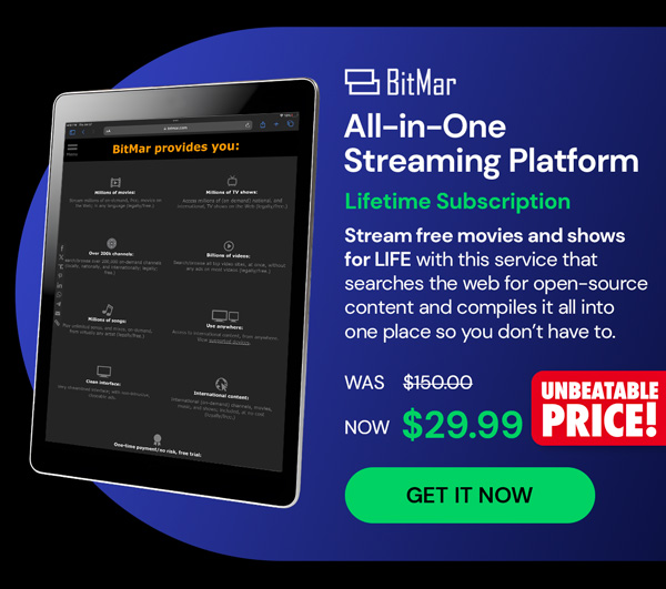 BitMar All-in-One Streaming Platform: Lifetime Subscription