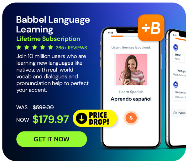 Babbel Language Learning: Lifetime Subscription (All Languages)