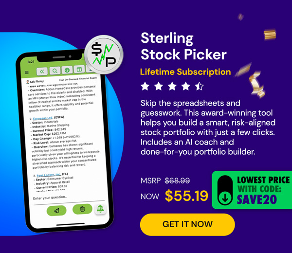 Sterling Stock Picker Lifetime Subscription