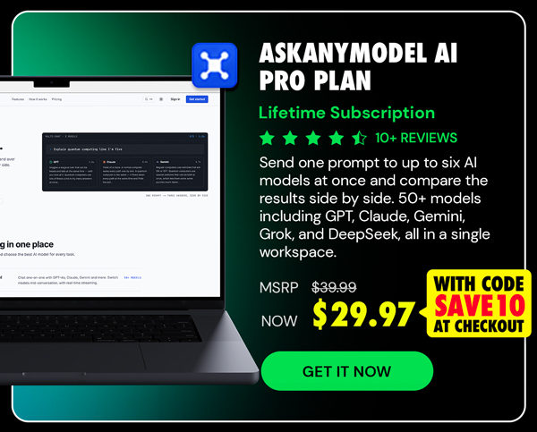 AskAnyModel AI Pro Plan: Lifetime Subscription