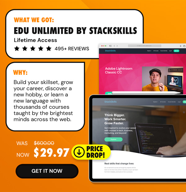 EDU Unlimited by StackSkills: Lifetime Access