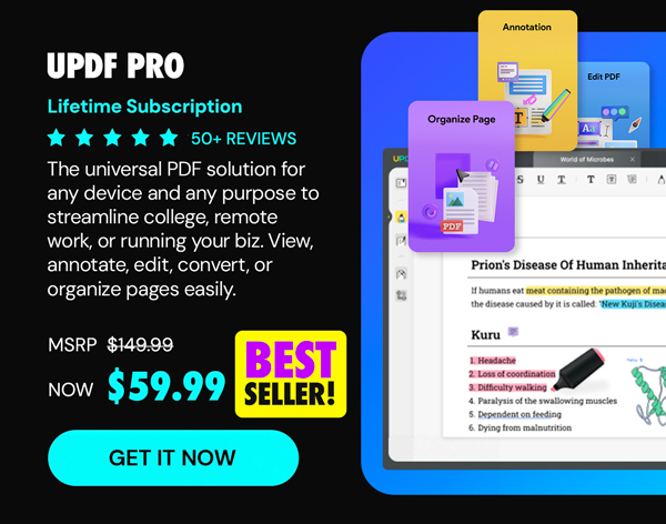 UPDF Pro: Lifetime Subscription