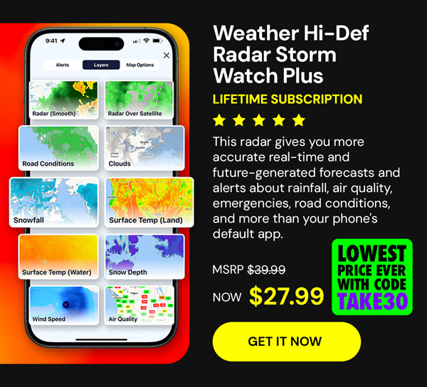 Weather Hi-Def Radar Storm Watch Plus: Lifetime Subscription