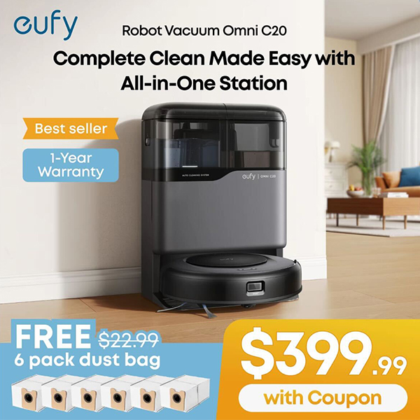 eufy Omni Robot Vacuum & Mop Combo