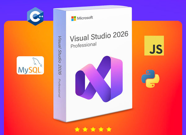 Microsoft Visual Studio Professional 2026 + The Premium Learn to Code Certification Bundle