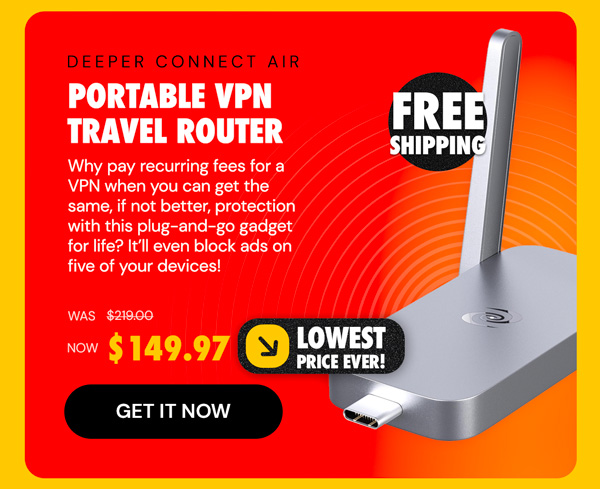 Deeper Connect Air Portable VPN Travel Router