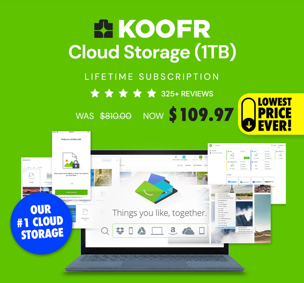 Koofr Cloud Storage: Lifetime Subscription (1TB)
