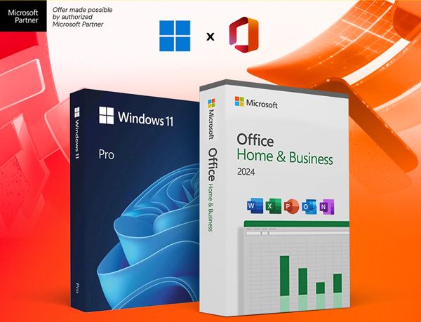 Microsoft Office 2024 Home & Business + Windows 11 Pro Bundle