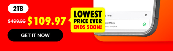 FolderFort 2TB Cloud Storage Pro Plan: Lifetime Subscription