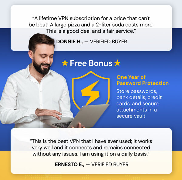 FastestVPN PRO: Lifetime Subscription (15 Devices)