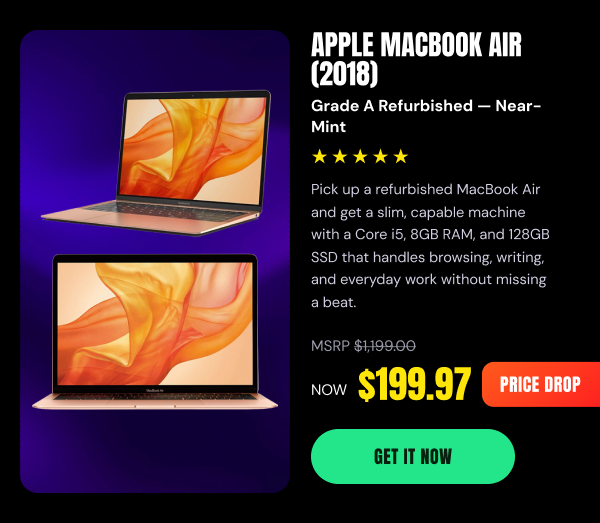 Apple MacBook Air (2018) 13