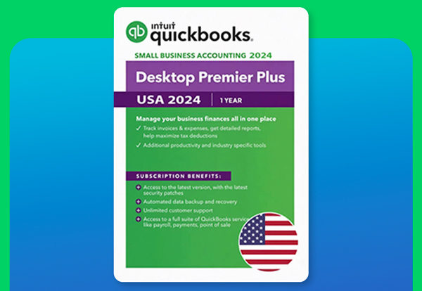 Intuit QuickBooks Desktop 2024: 1-Year Subscriptions