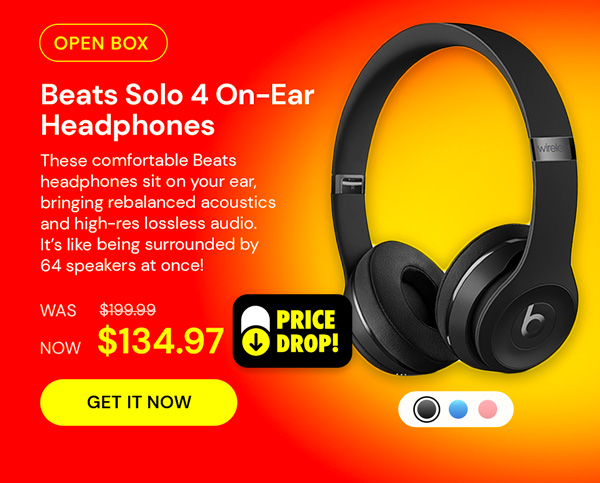 Beats Solo 4 On-Ear Headphones (Open Box)