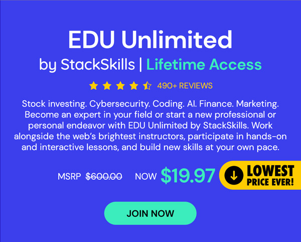 EDU Unlimited by StackSkills: Lifetime Access