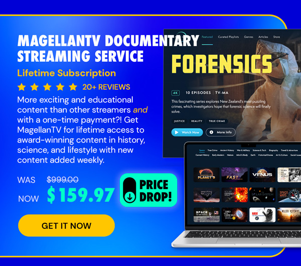 MagellanTV Documentary Streaming Service: Lifetime Subscription