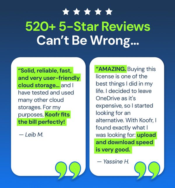 Koofr Cloud Storage: Lifetime Subscription (1TB)