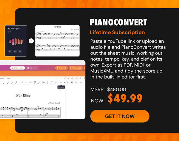 PianoConvert: Lifetime Subscription