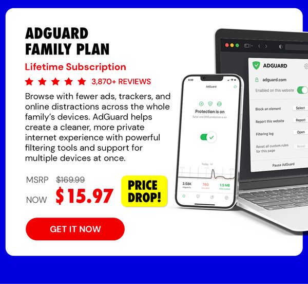 AdGuard Family Plan: Lifetime Subscription