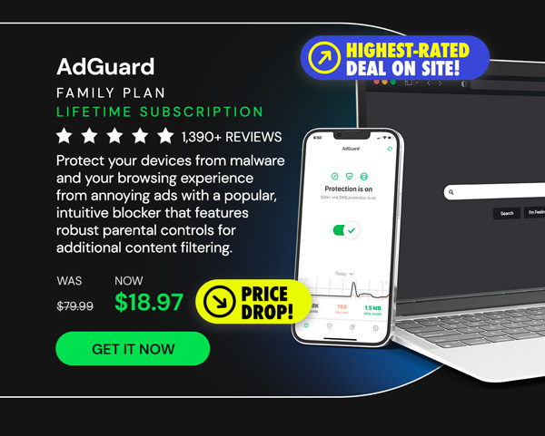 AdGuard Family Plan: Lifetime Subscription